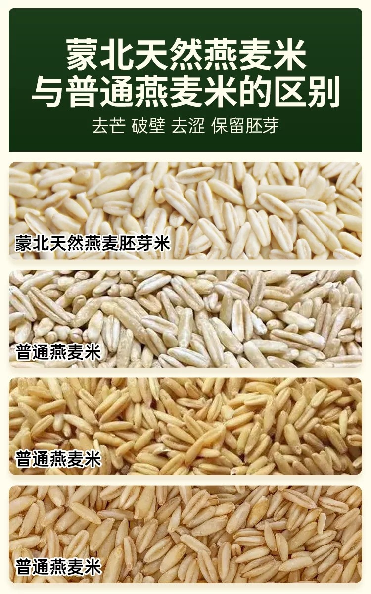 保定市有机全胚芽燕麦米