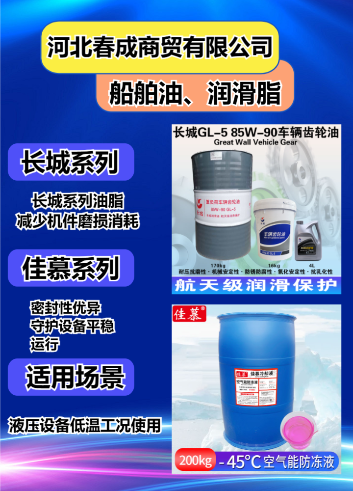 保定市莲池工程机械机油