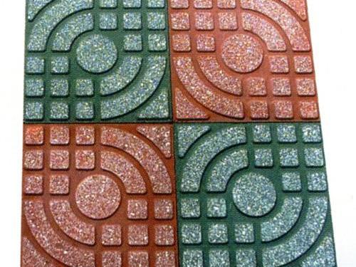 彩色道板