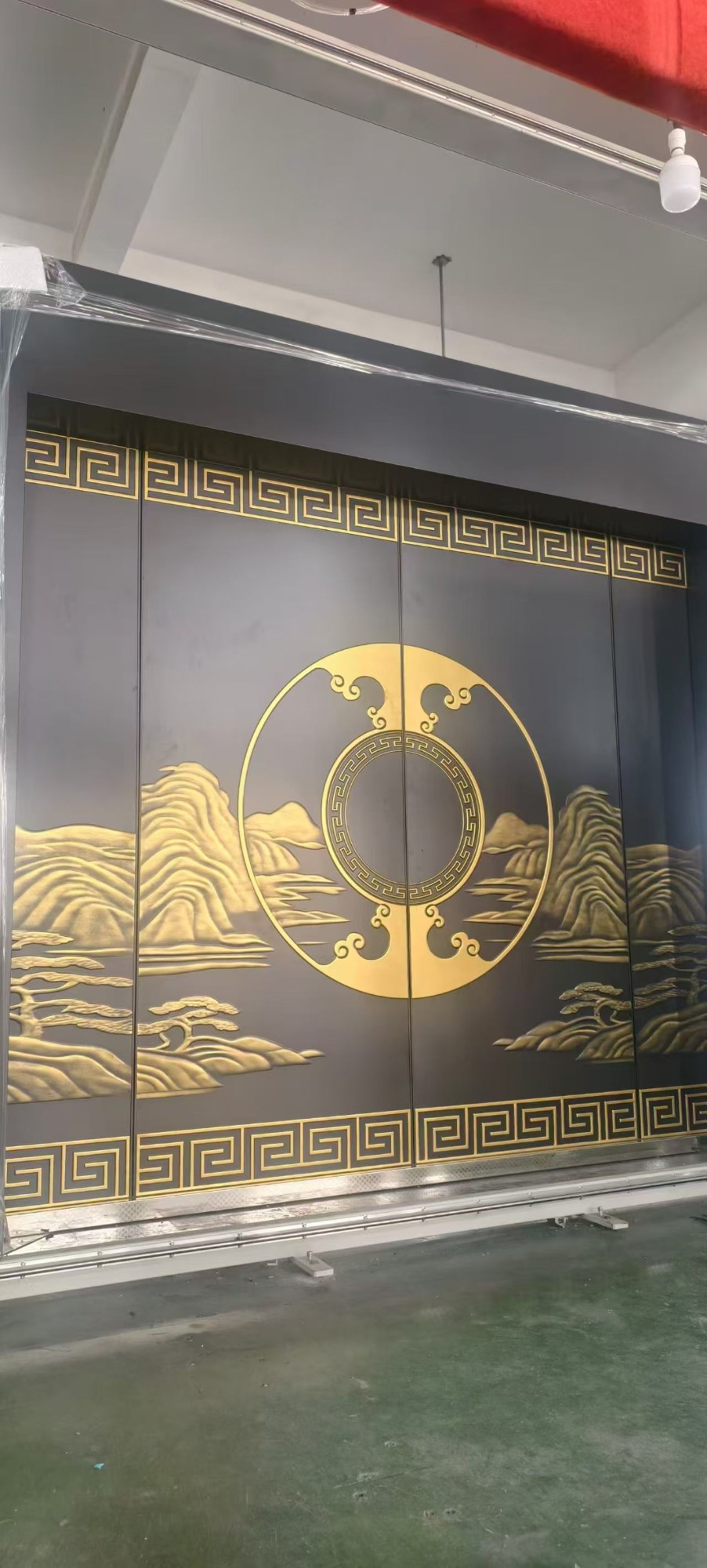 乡下别墅大门天地国亲师位神龛制造工厂款式图