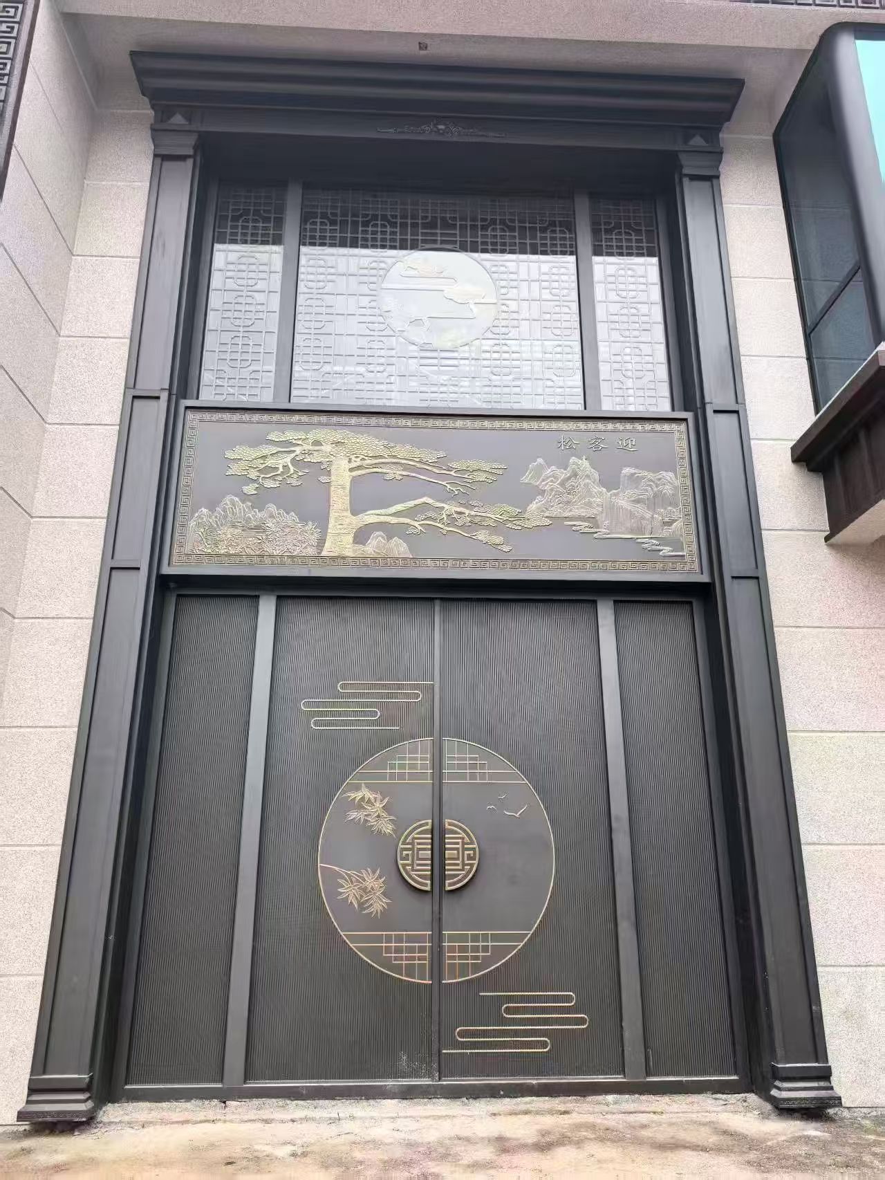 乡墅大门天地国亲师位神龛制造工厂款式图
