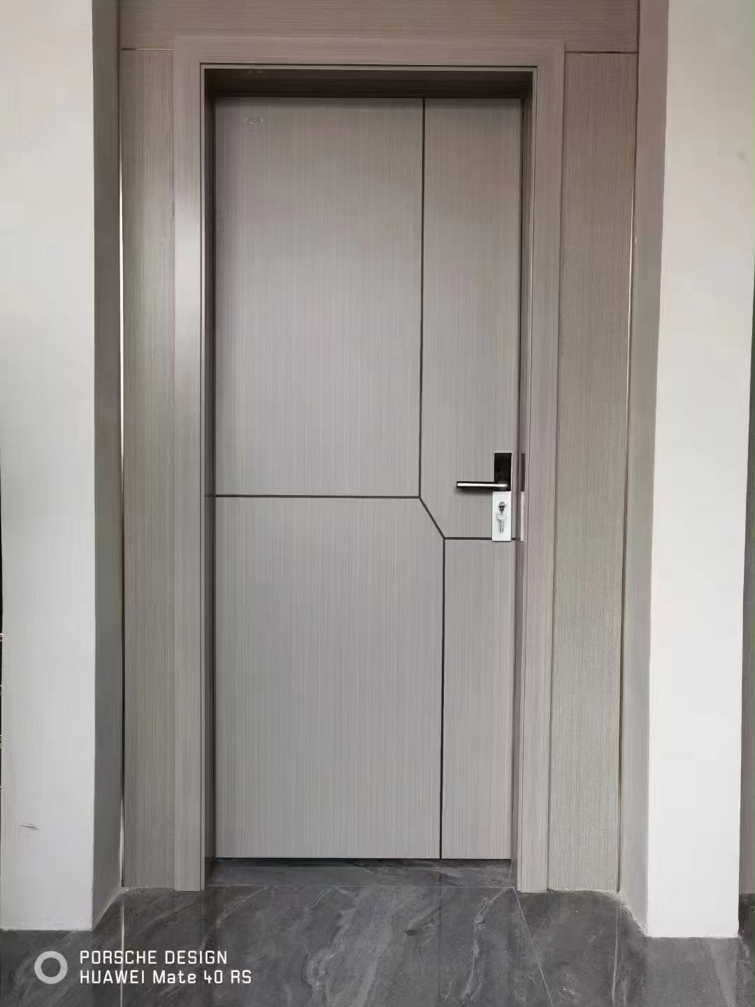 极简铝木门加工厂产品展示