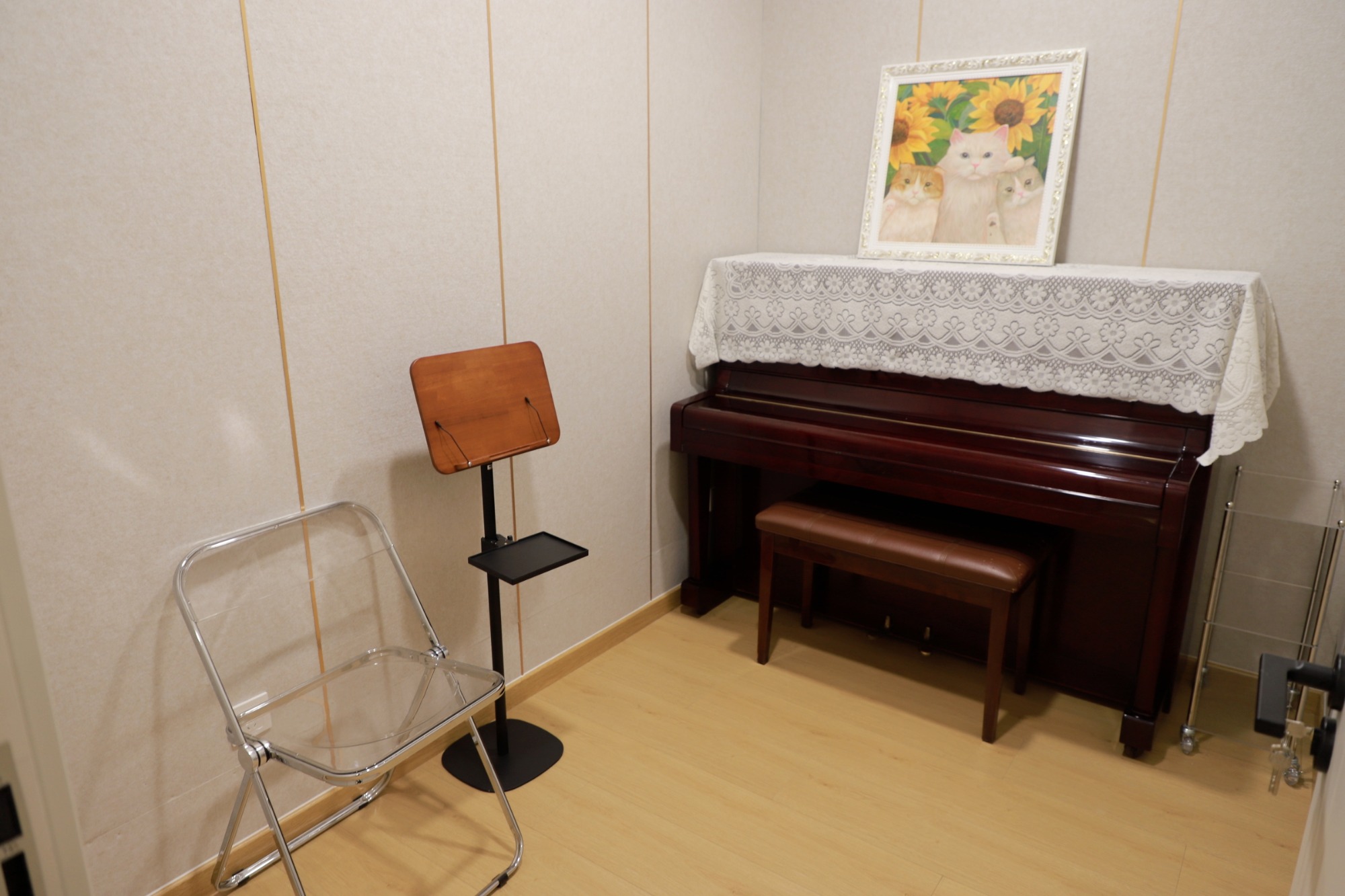 二次元插画-钢琴培训机构课程展示