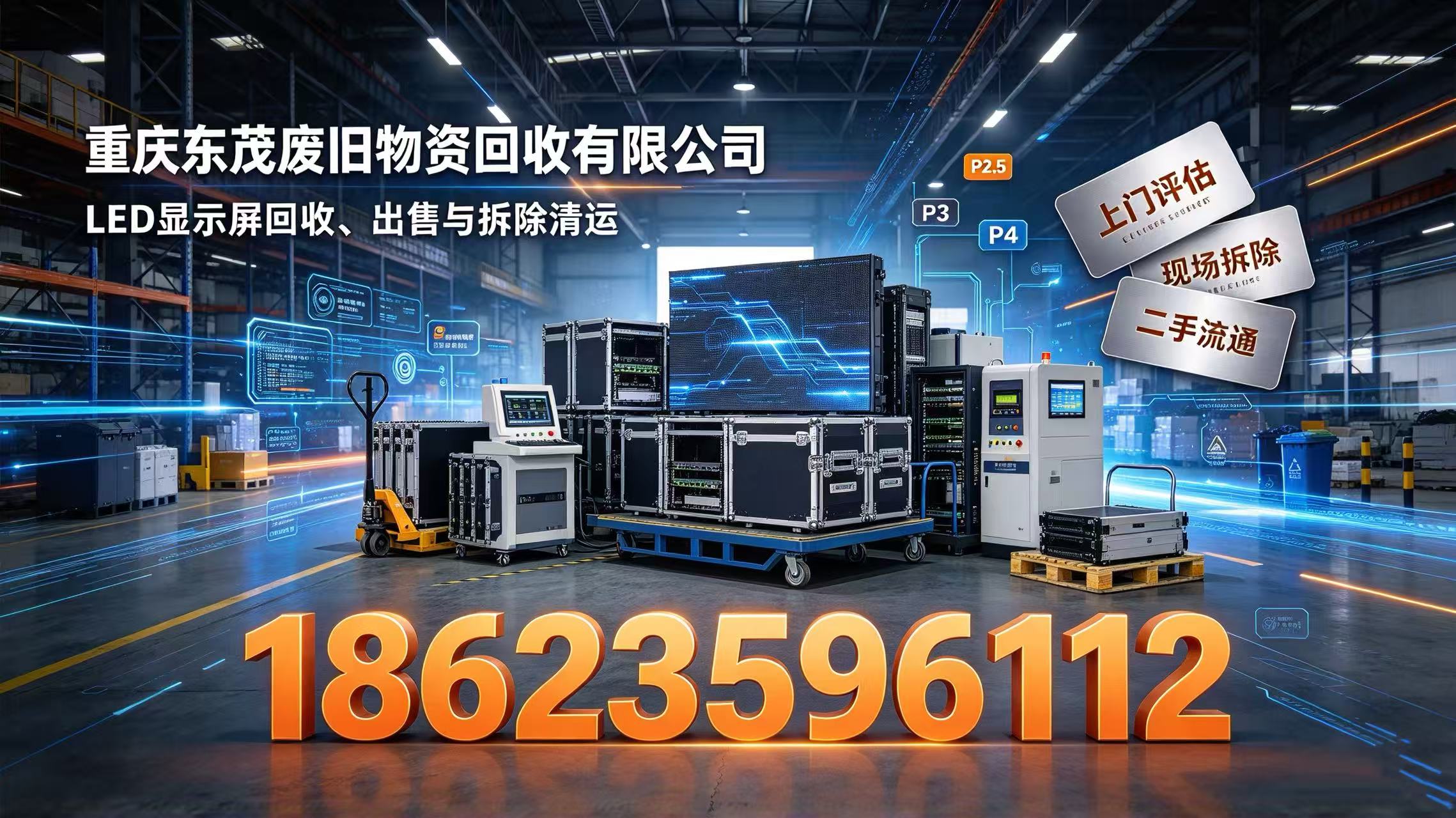 东茂物资回收-专业室外大屏幕回收服务公司企业