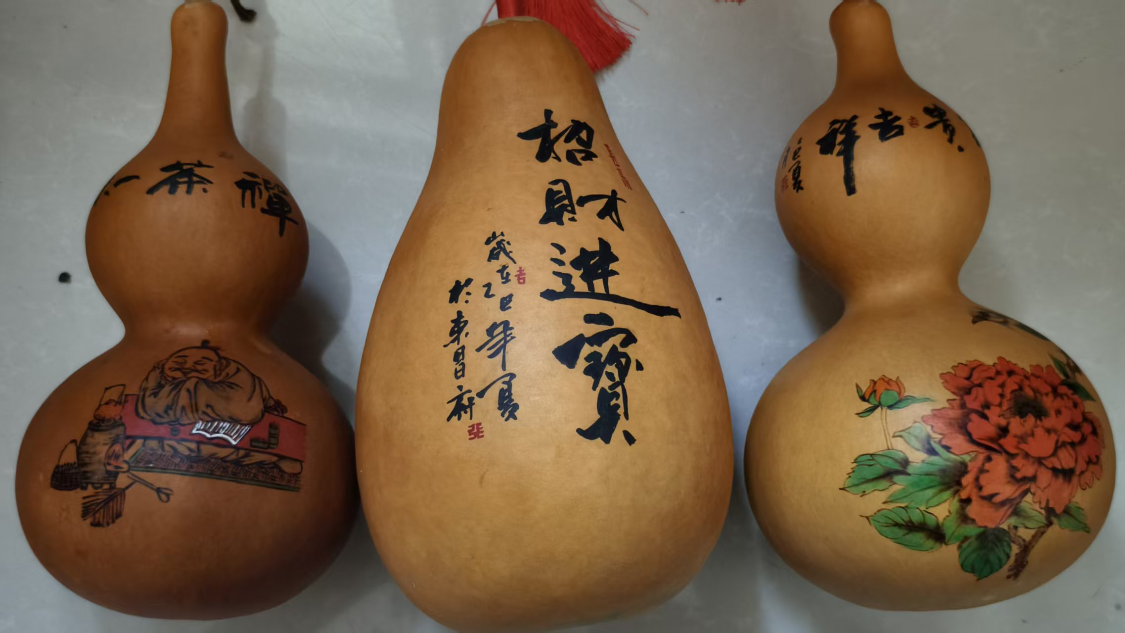 葫芦烙画卡通