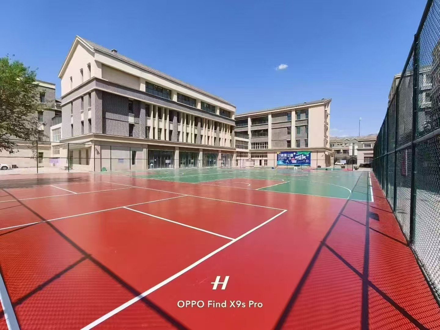 盐城塑胶球场项目施工实景