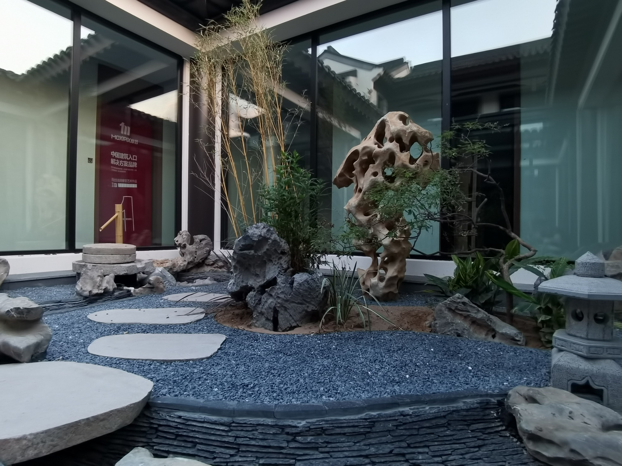 私家庭院景观施工落地实景