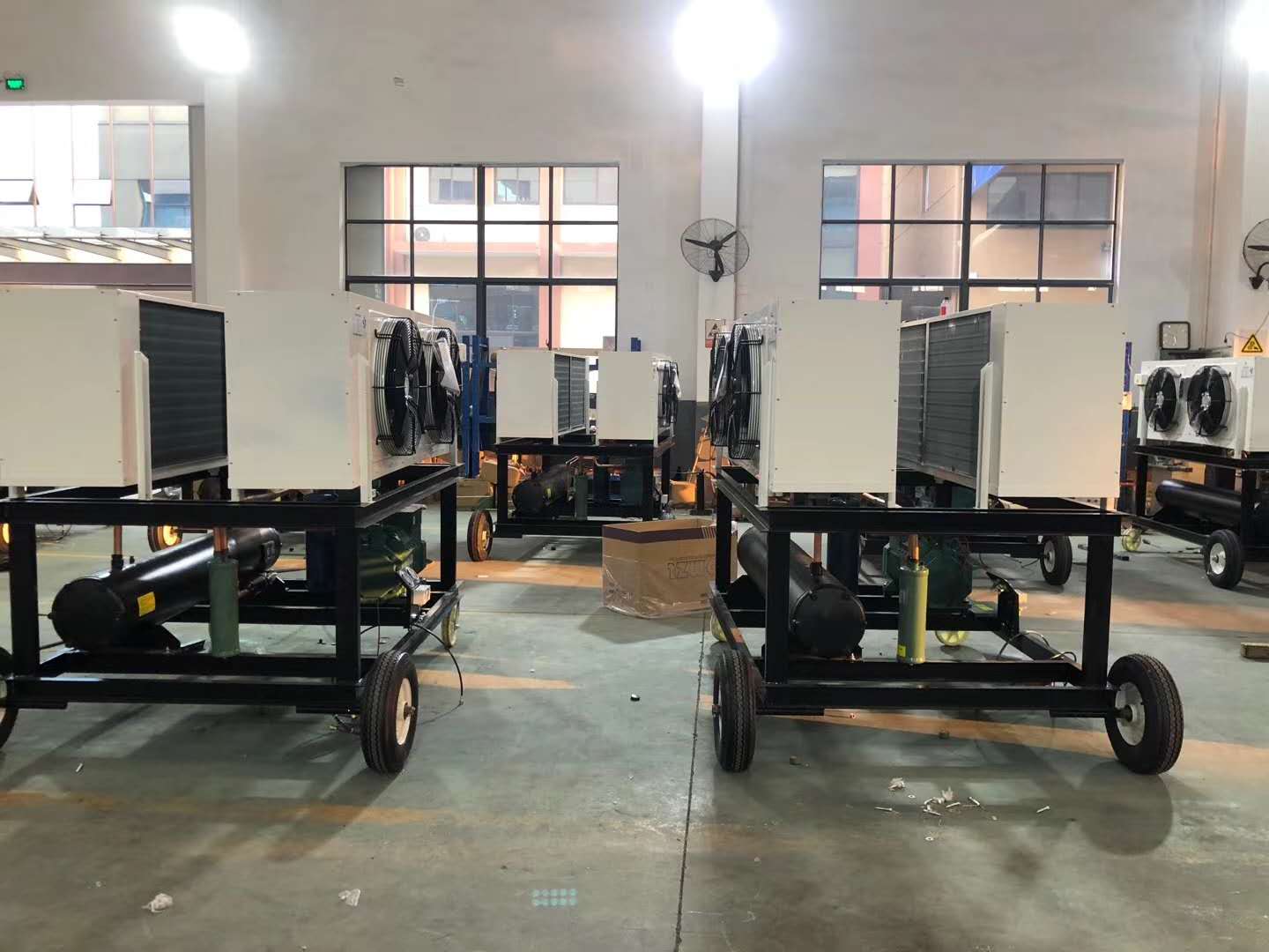 九江低温冻库施工现场