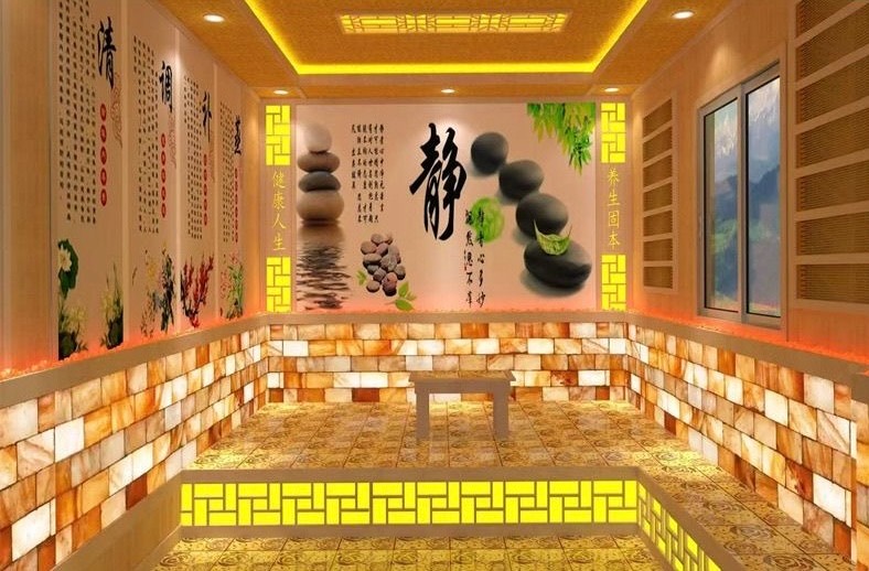 汗蒸桑拿房施工实拍图