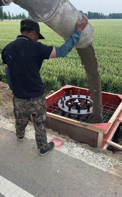 制氢充电工程施工现场示意