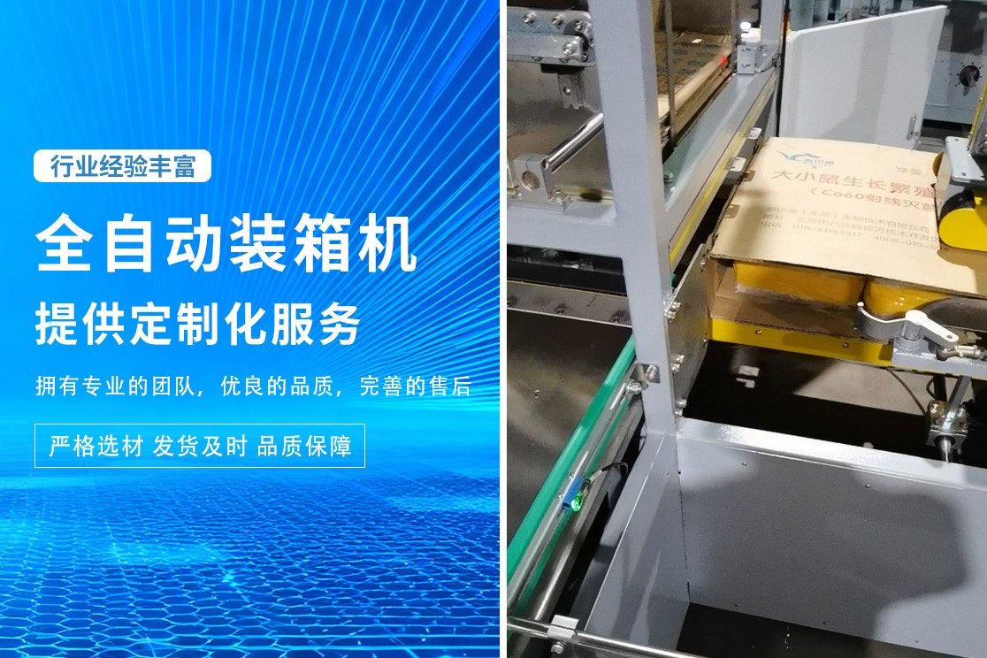 全自动装箱机工厂生产现场