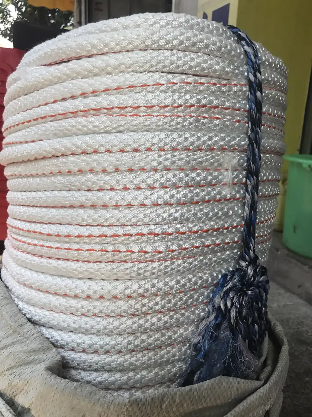 阻燃网产品拉力检测实拍