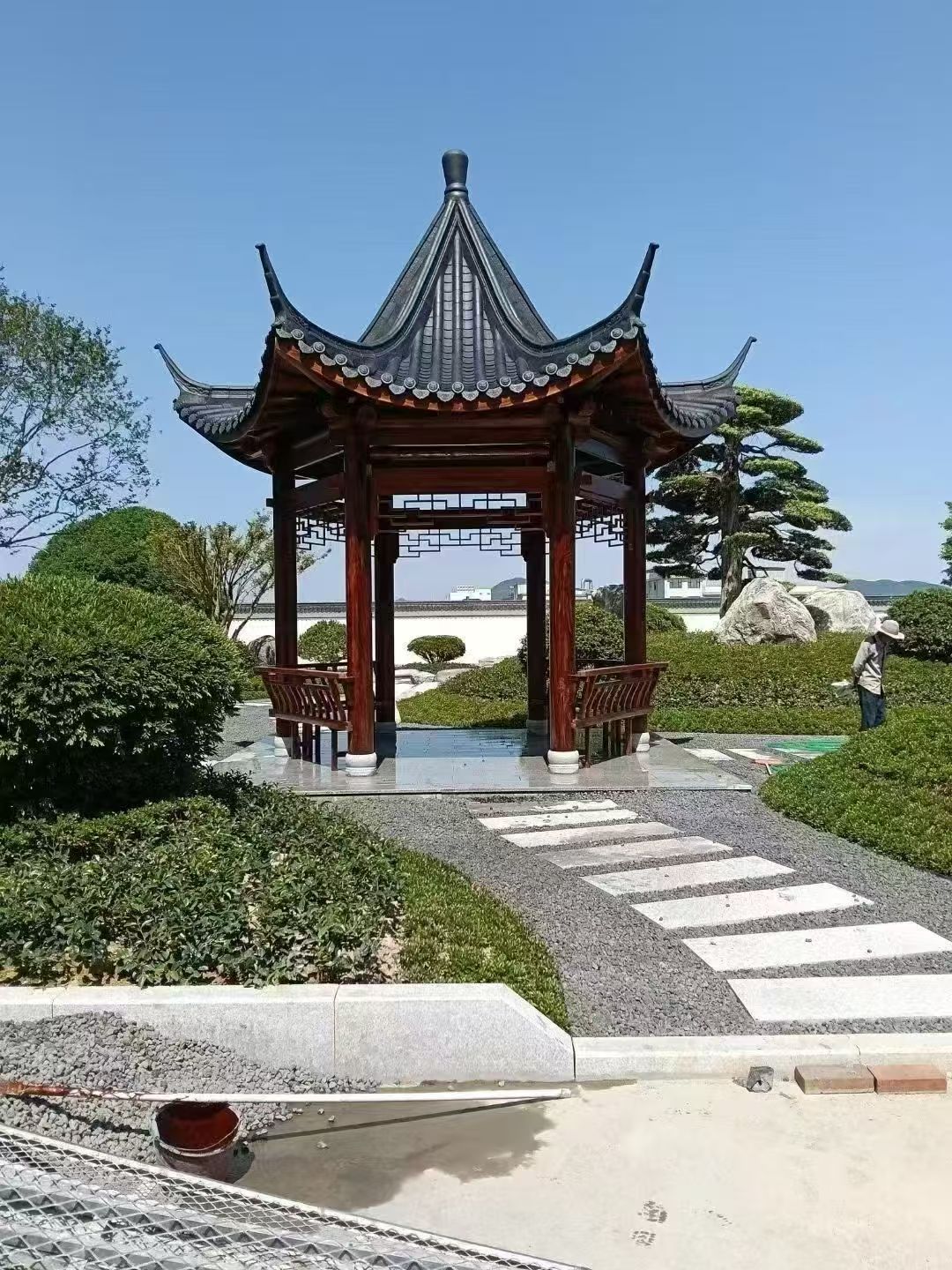 古建长廊实景图