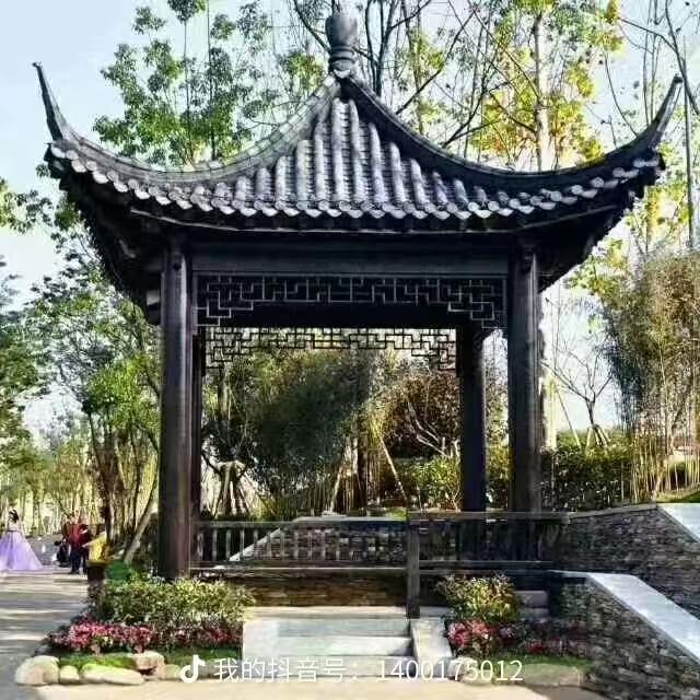 中式别墅大门定制实景
