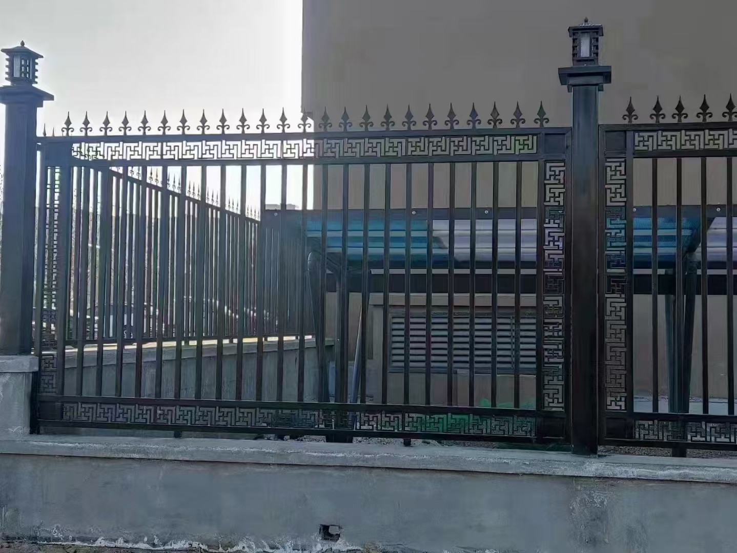 金属铁艺护栏成品展示
