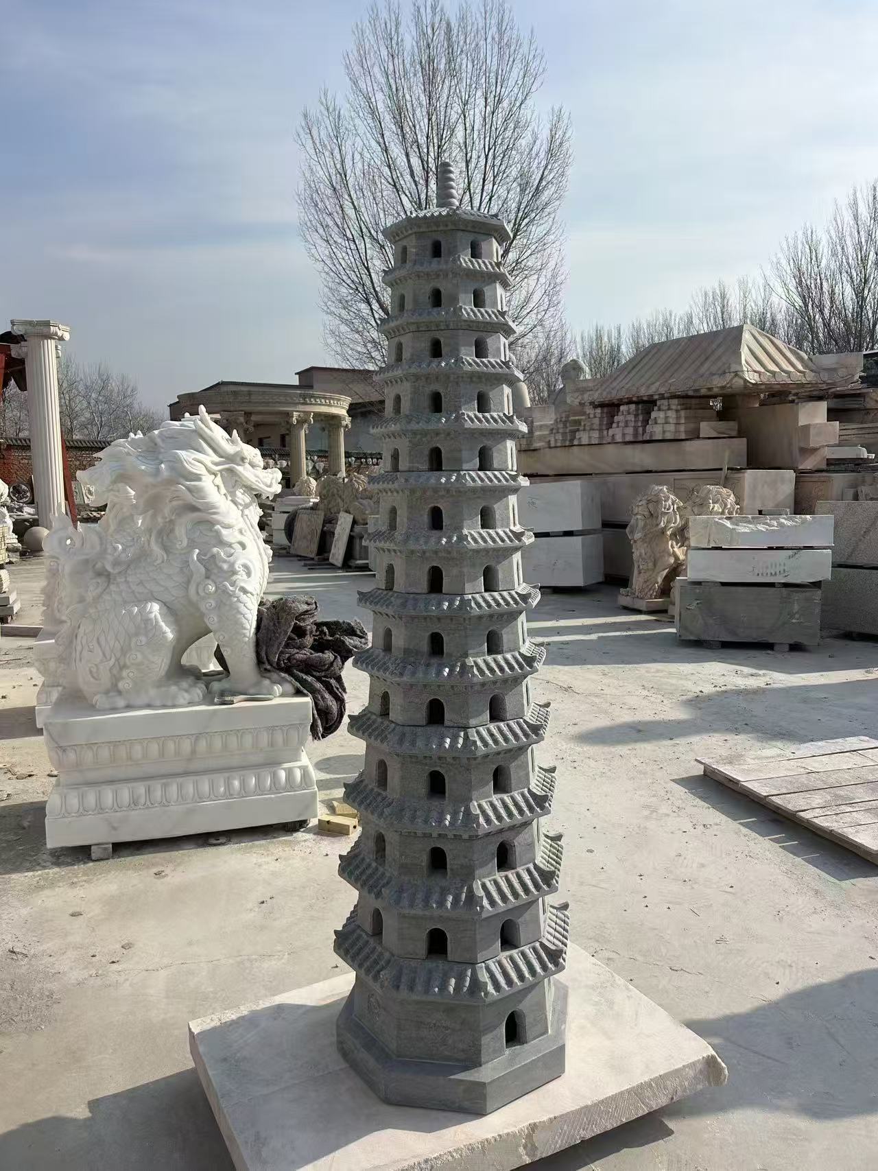 石雕产品车间实拍