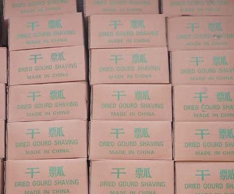 脱水葫芦条加工成品实拍