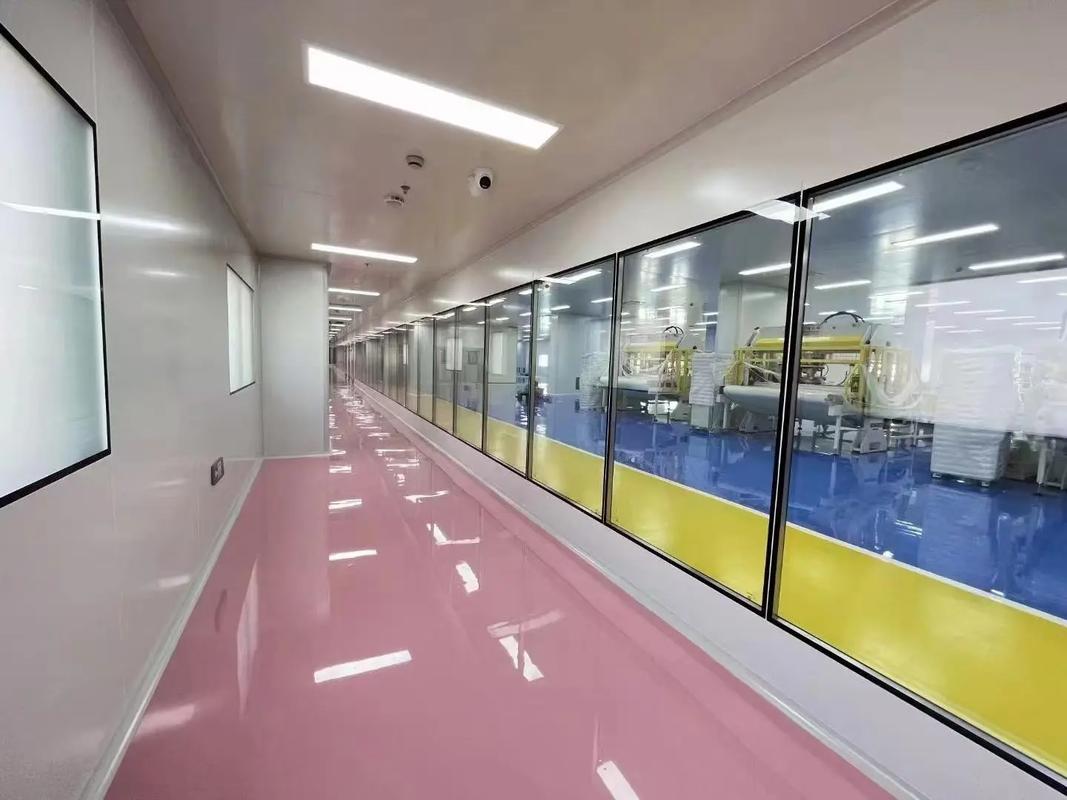 食品洁净区隔断车间施工实景