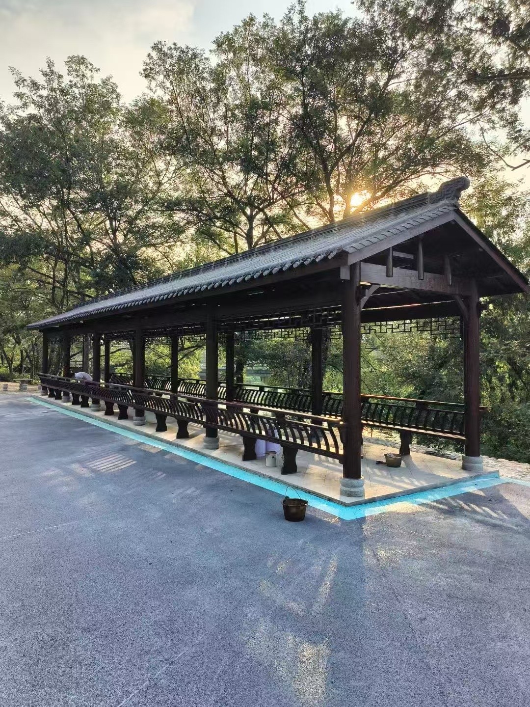 江苏仿古风雨廊桥项目实景