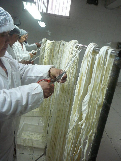 干葫芦条标准化加工实拍