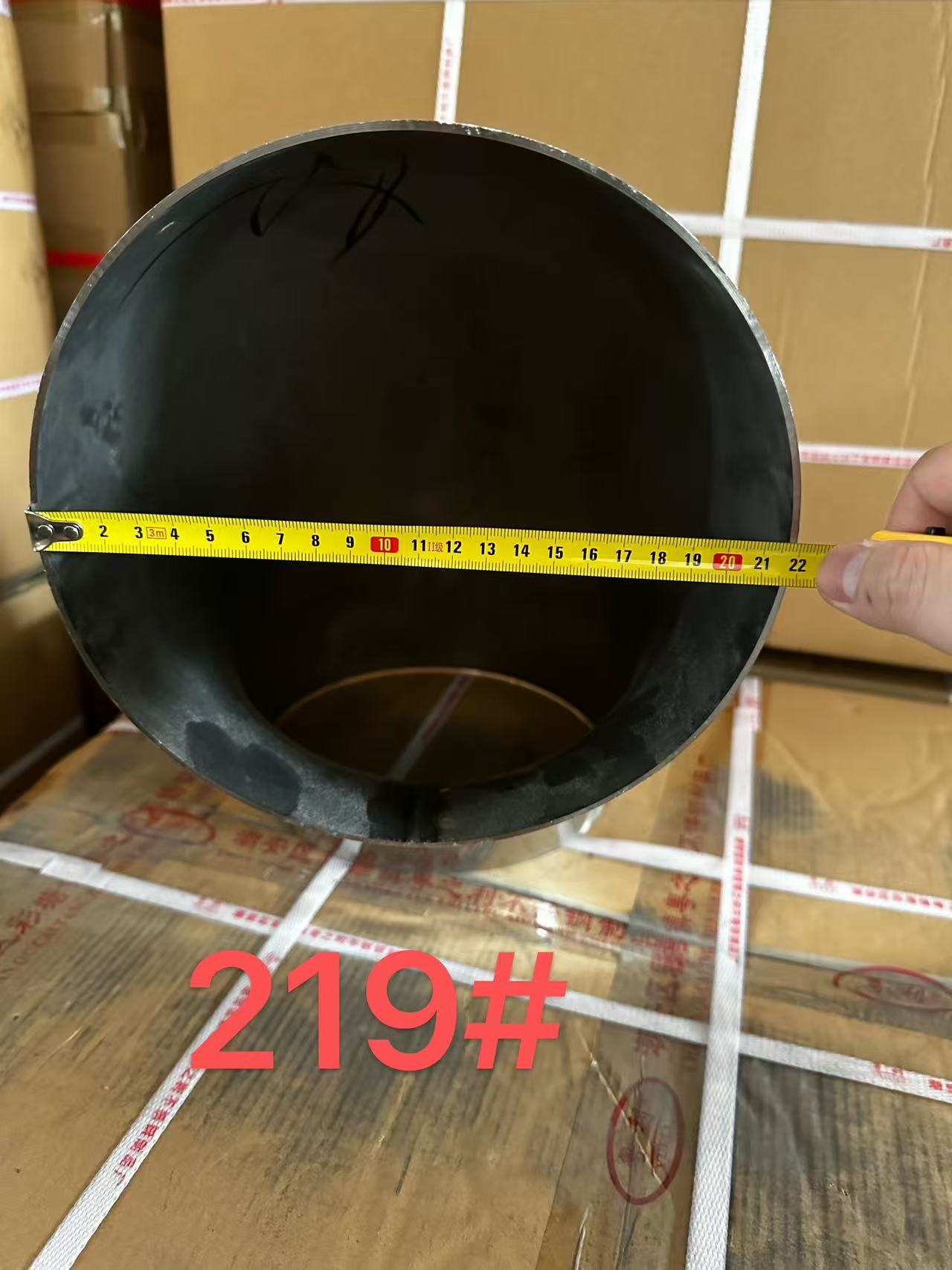 潮州不锈钢45度弯头生产实拍