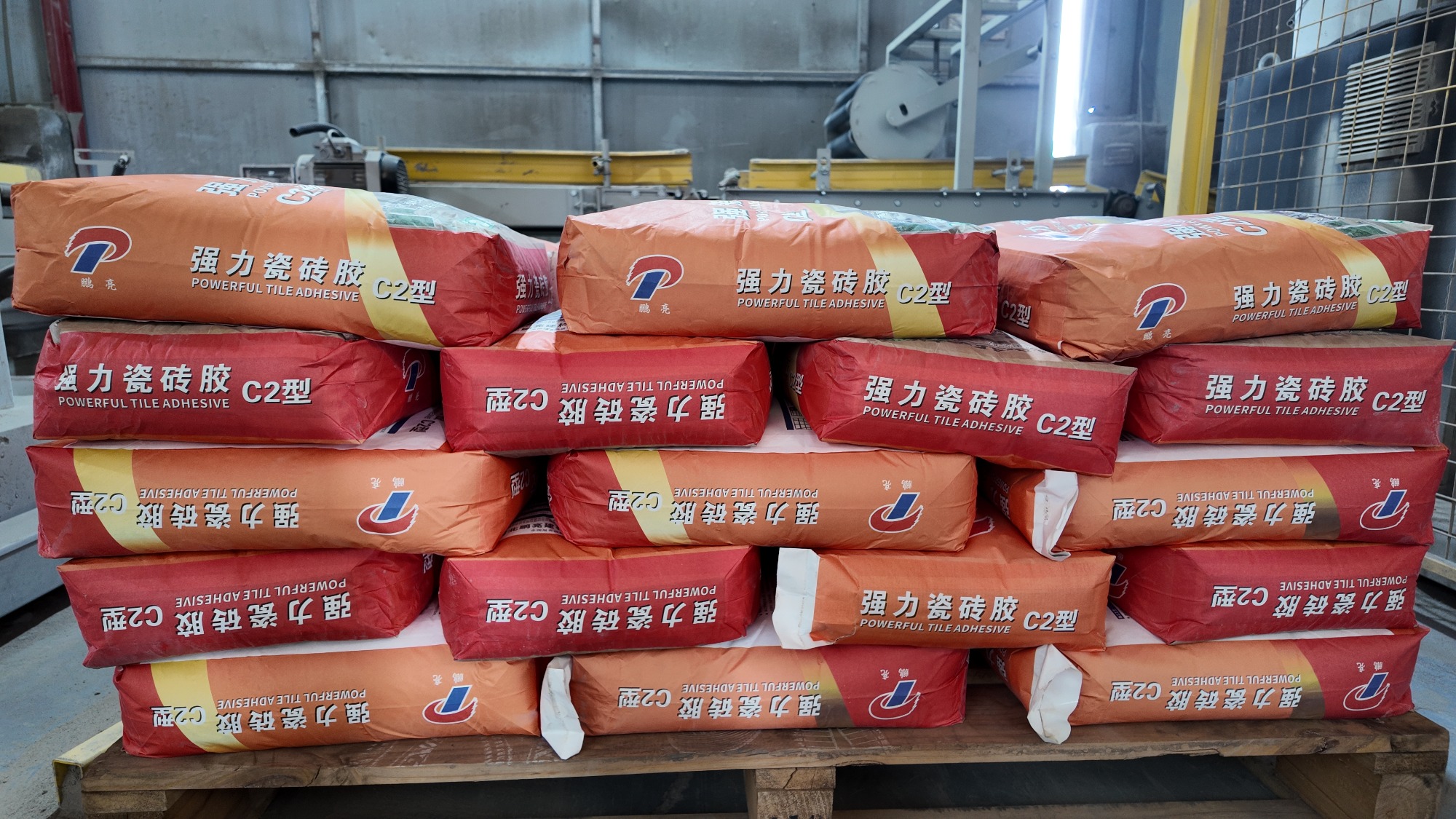 C2型瓷砖胶生产车间实拍
