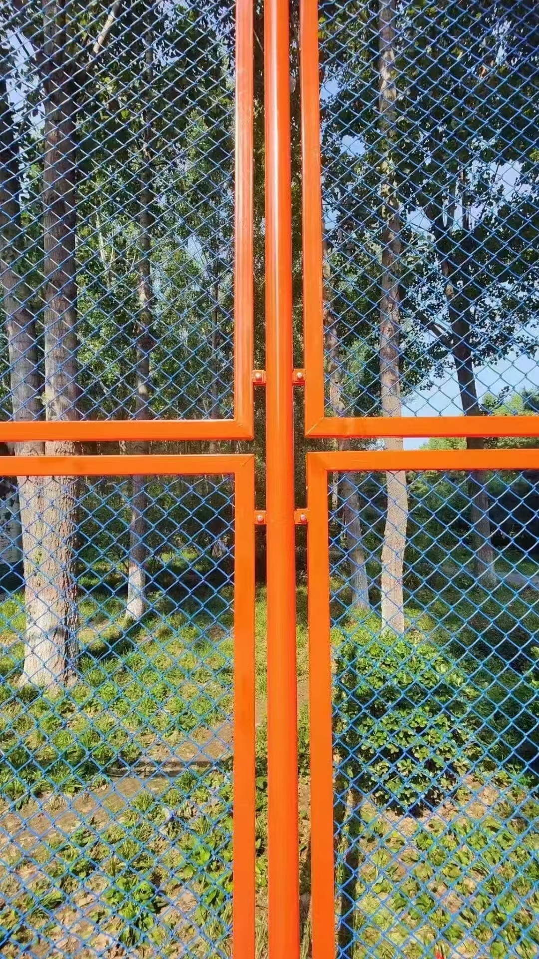 河北体育场围网实拍图
