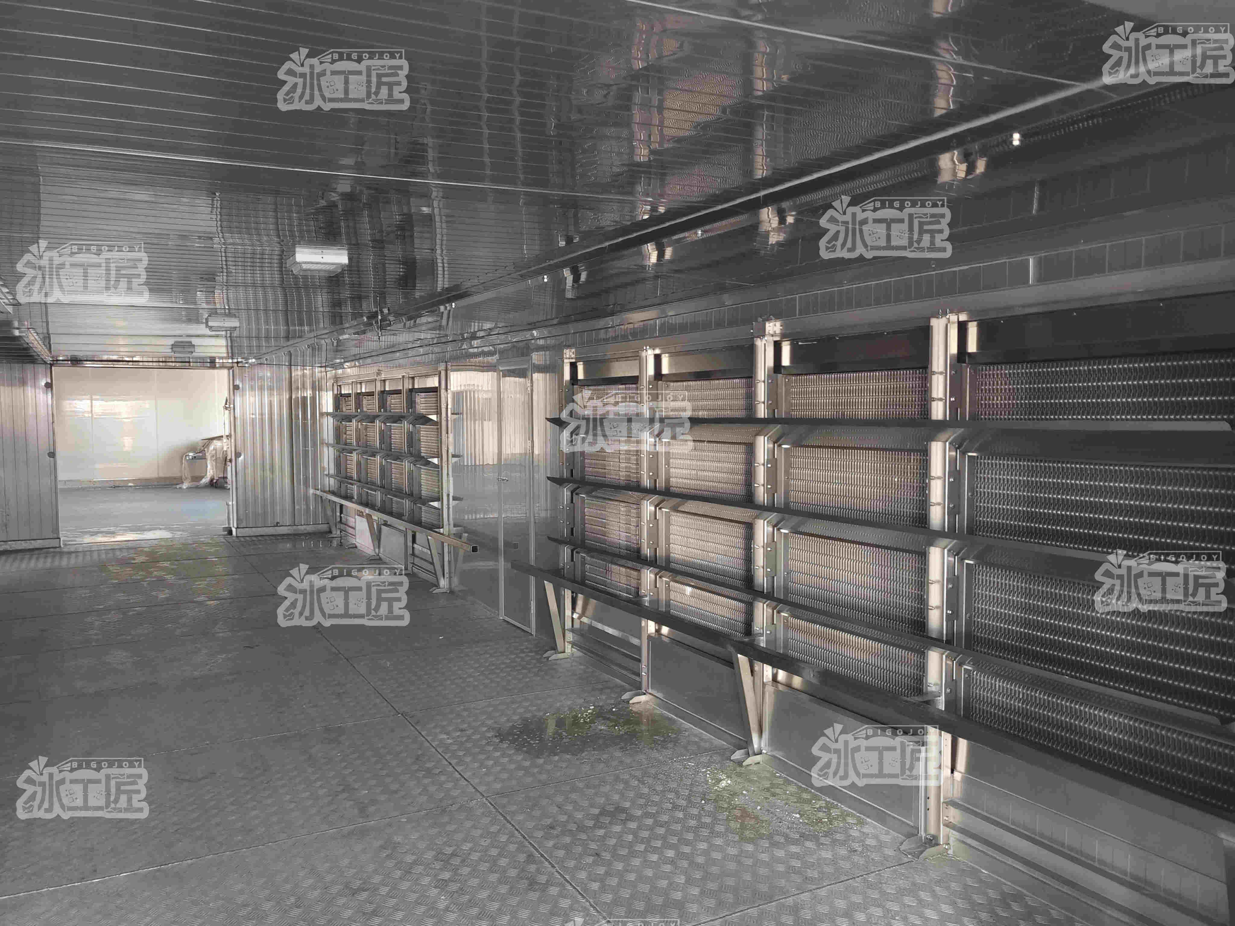 仓储冻库建造施工现场