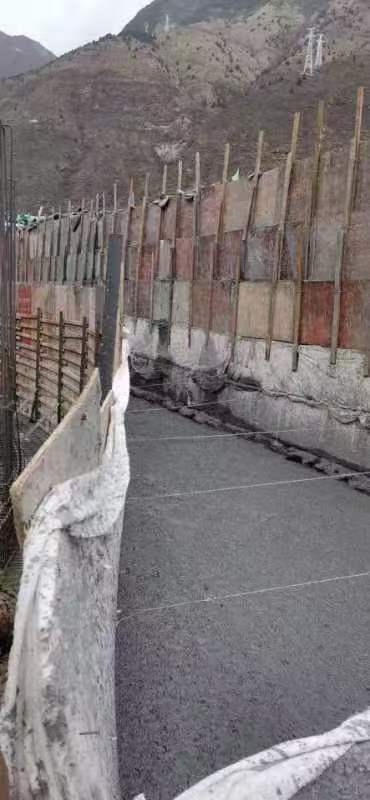 泡沫混凝土施工现场
