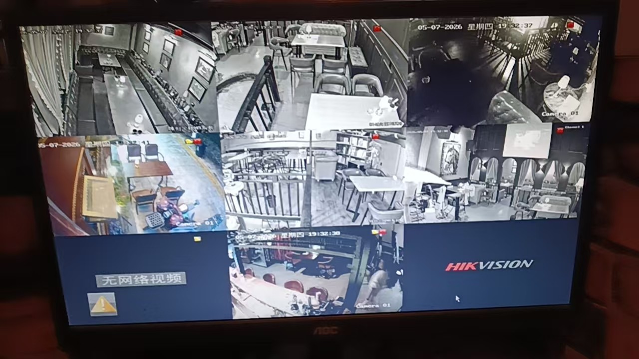 盘龙区安防监控项目施工现场