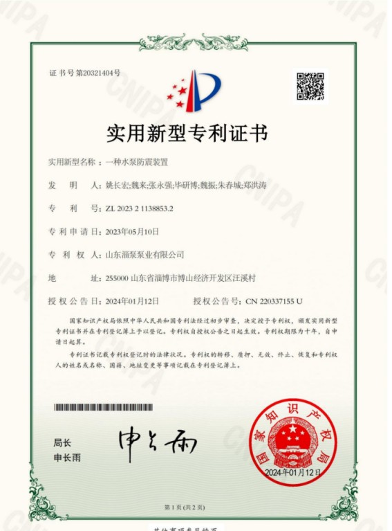 DS多级双吸泵产品实物