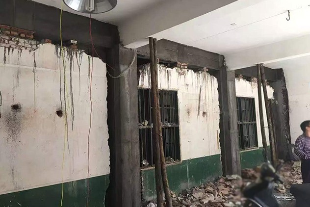 浙江自建房翻新施工现场