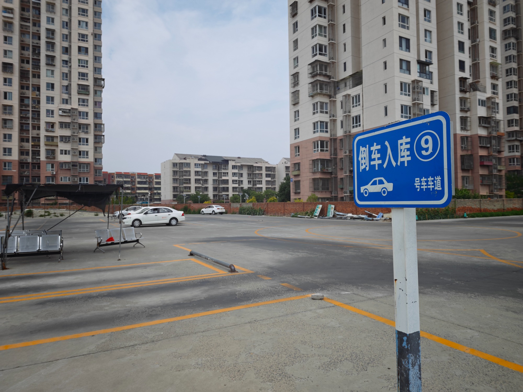 天津南运驾校训练场地实拍