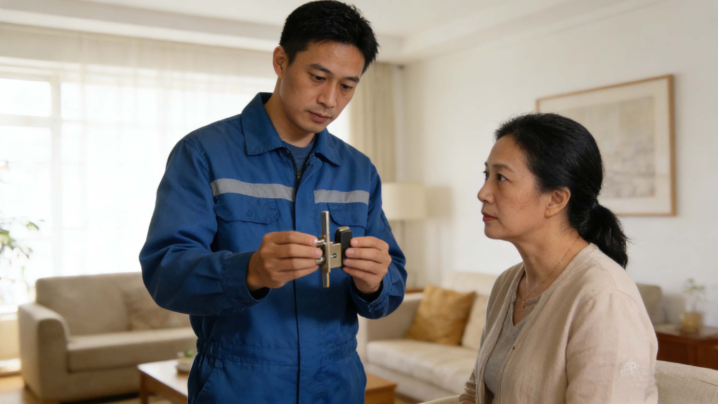 惠州本地锁具服务场景实拍