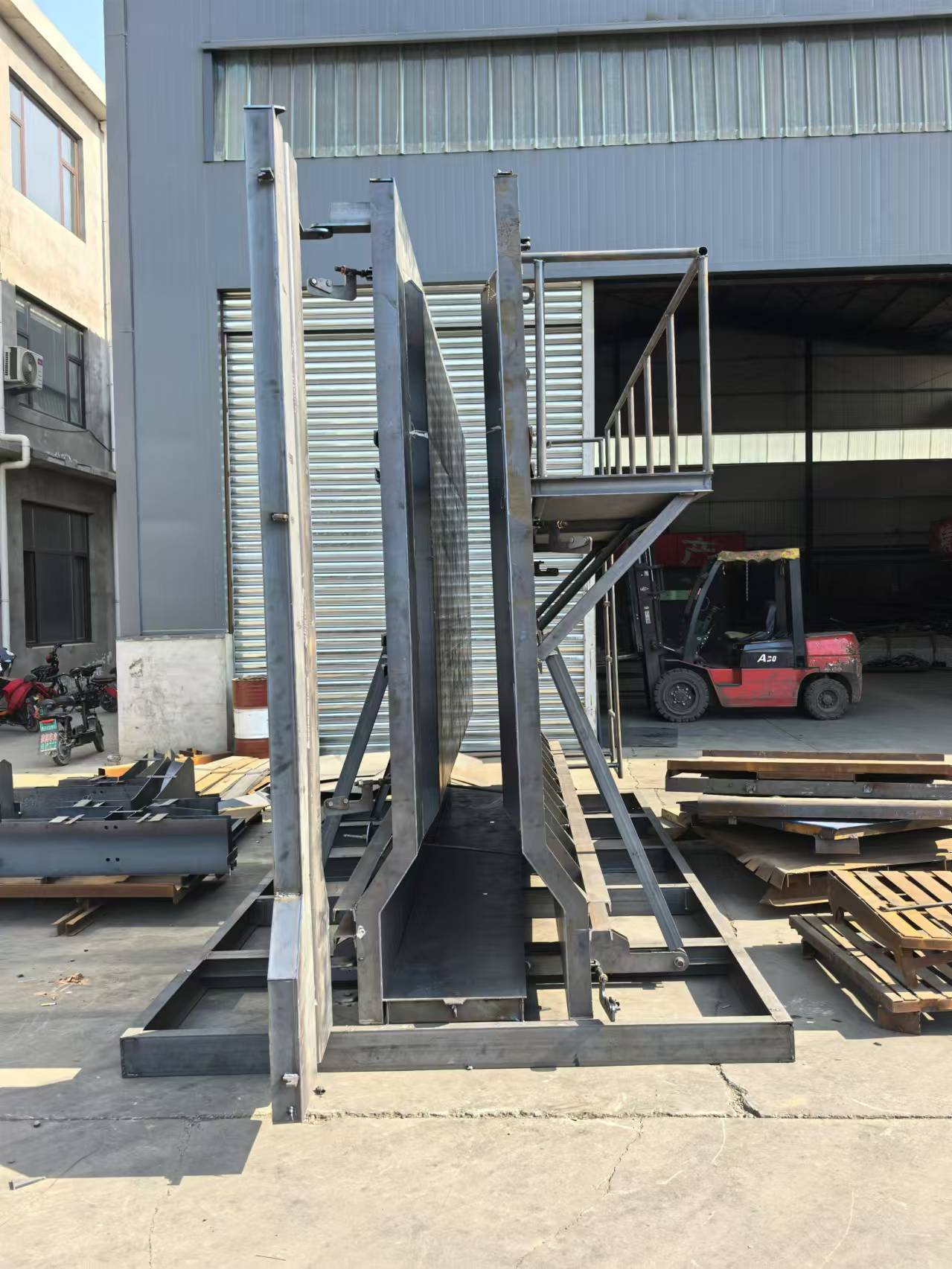 混凝土围墙钢模具生产实拍