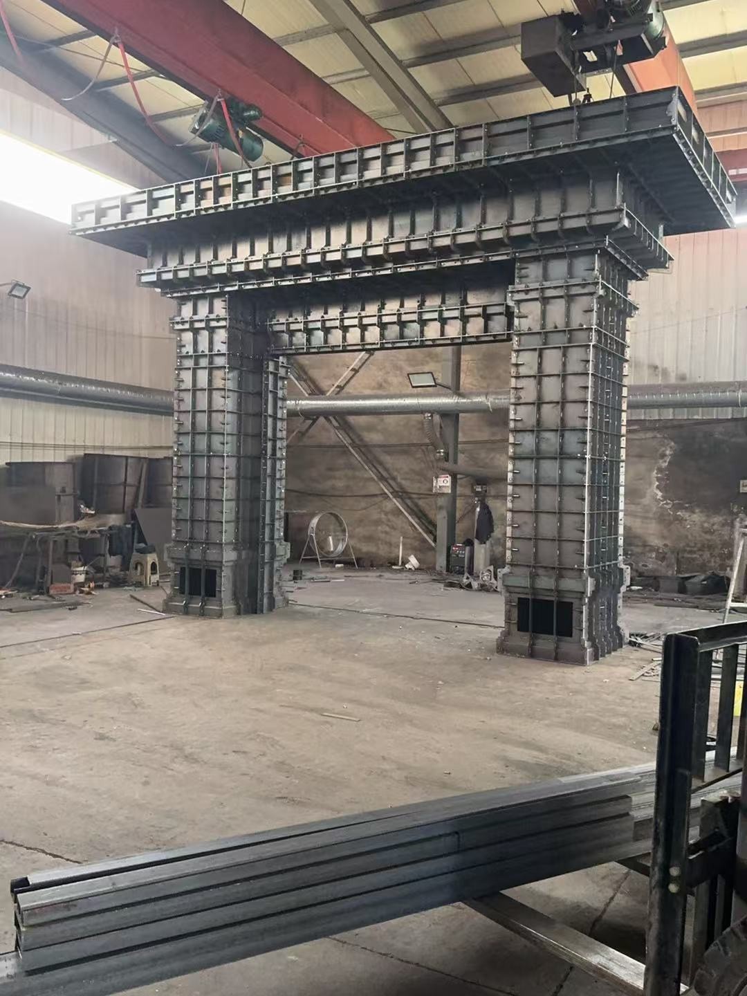 水泥门楼钢模具实拍