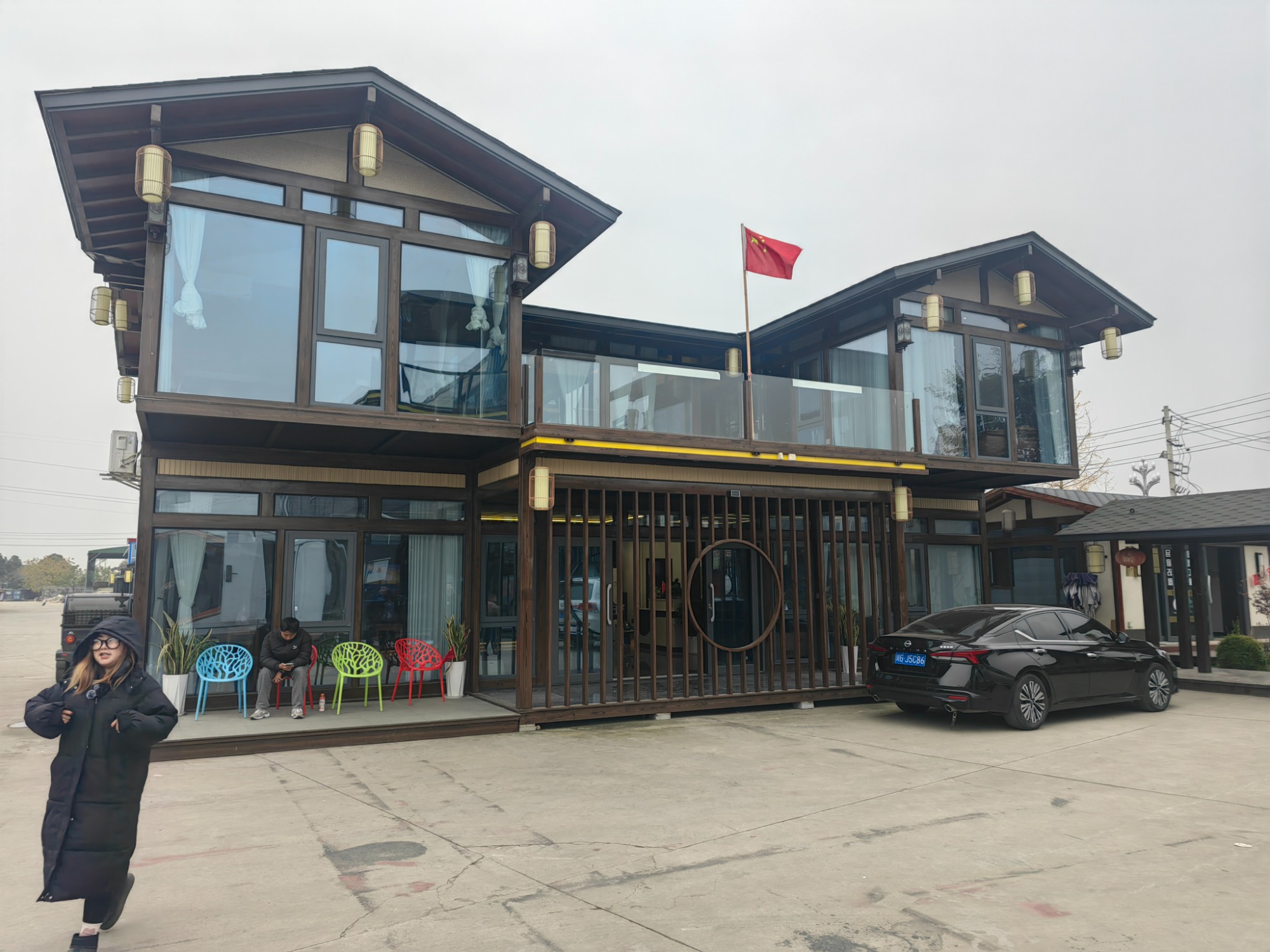 苹果舱移动景观房实拍