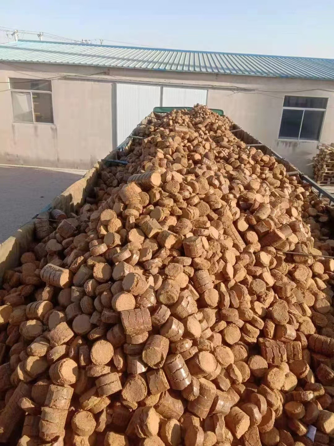 阿维菌素有机肥原料堆肥现场