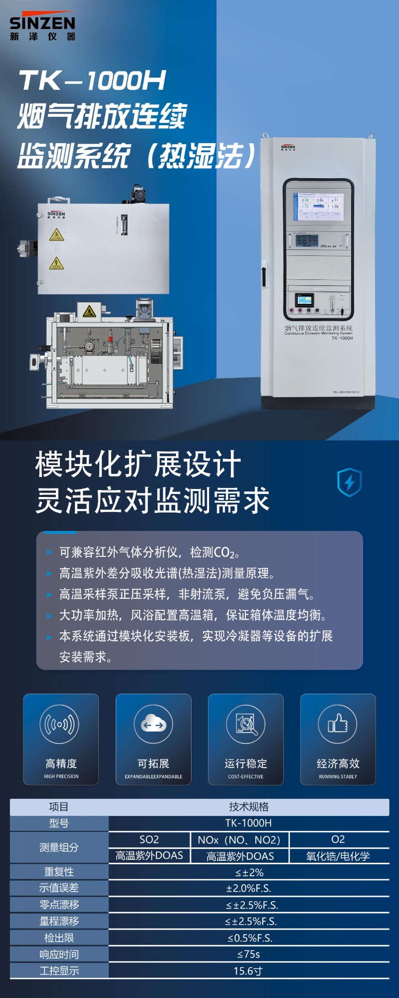 热湿法CEMS设备现场应用图