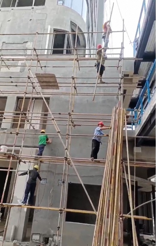 江西热镀锌钢管工程应用现场