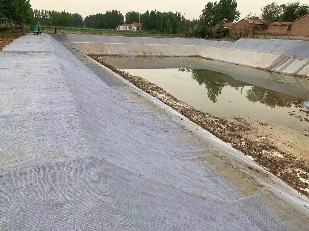水泥毯施工现场