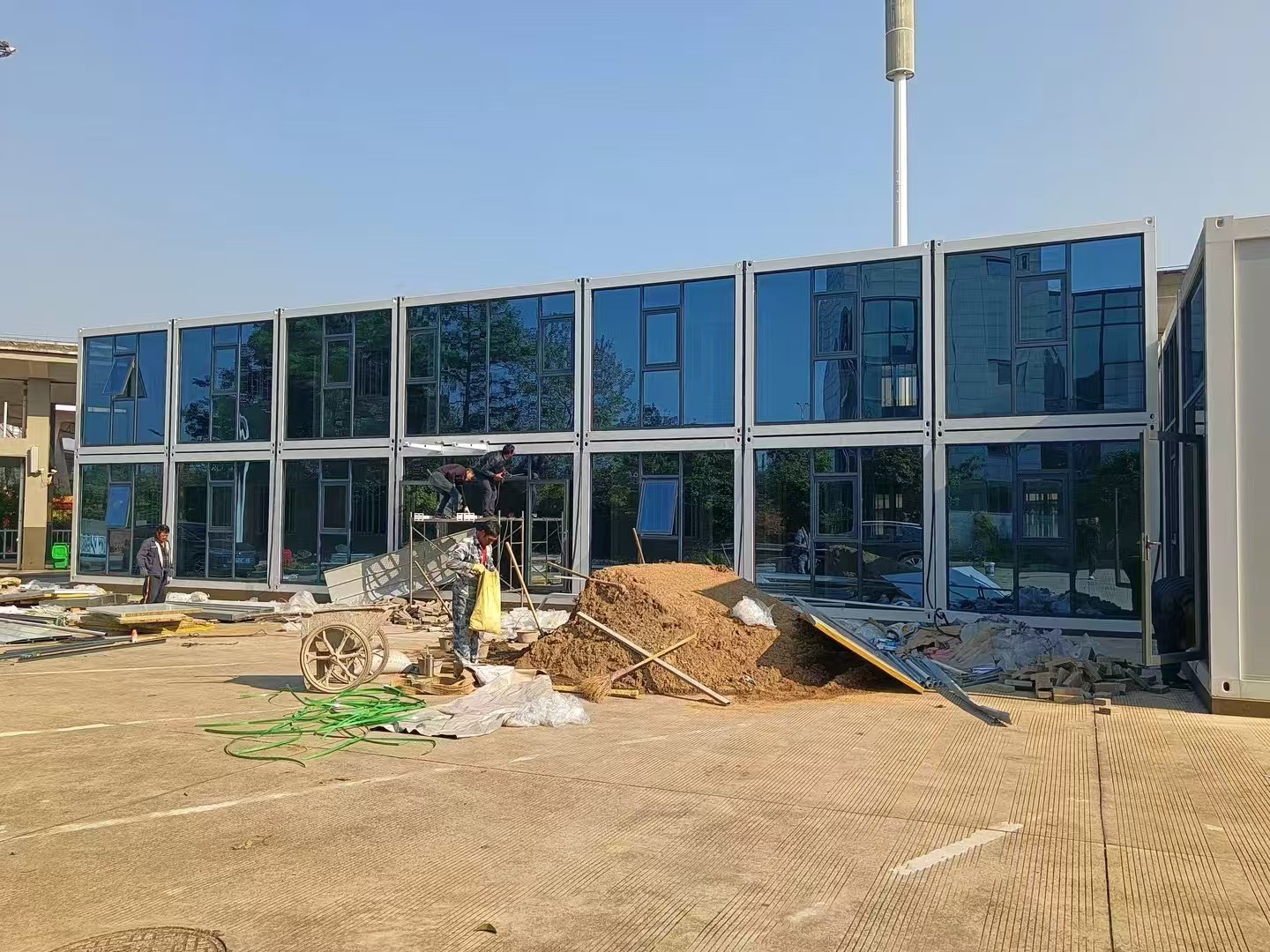 模块化建筑生产车间实景