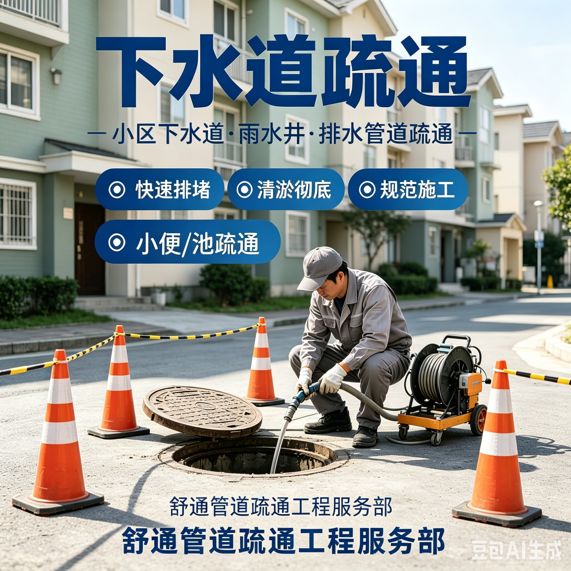 管道检修现场
