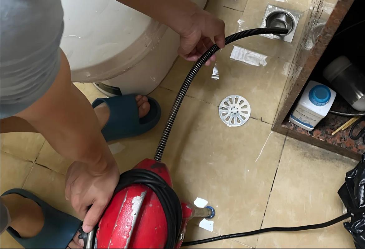 珠中江管道疏通标准化作业现场