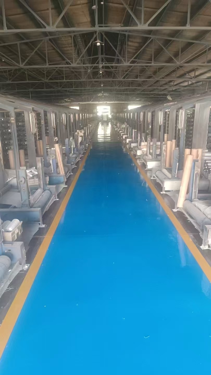 超耐磨地坪施工现场