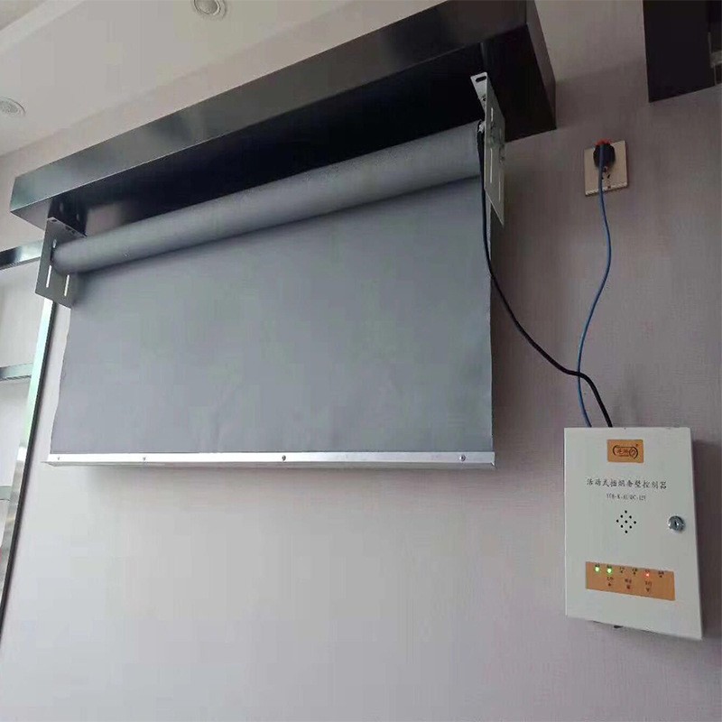 柔性挡烟垂壁实景展示
