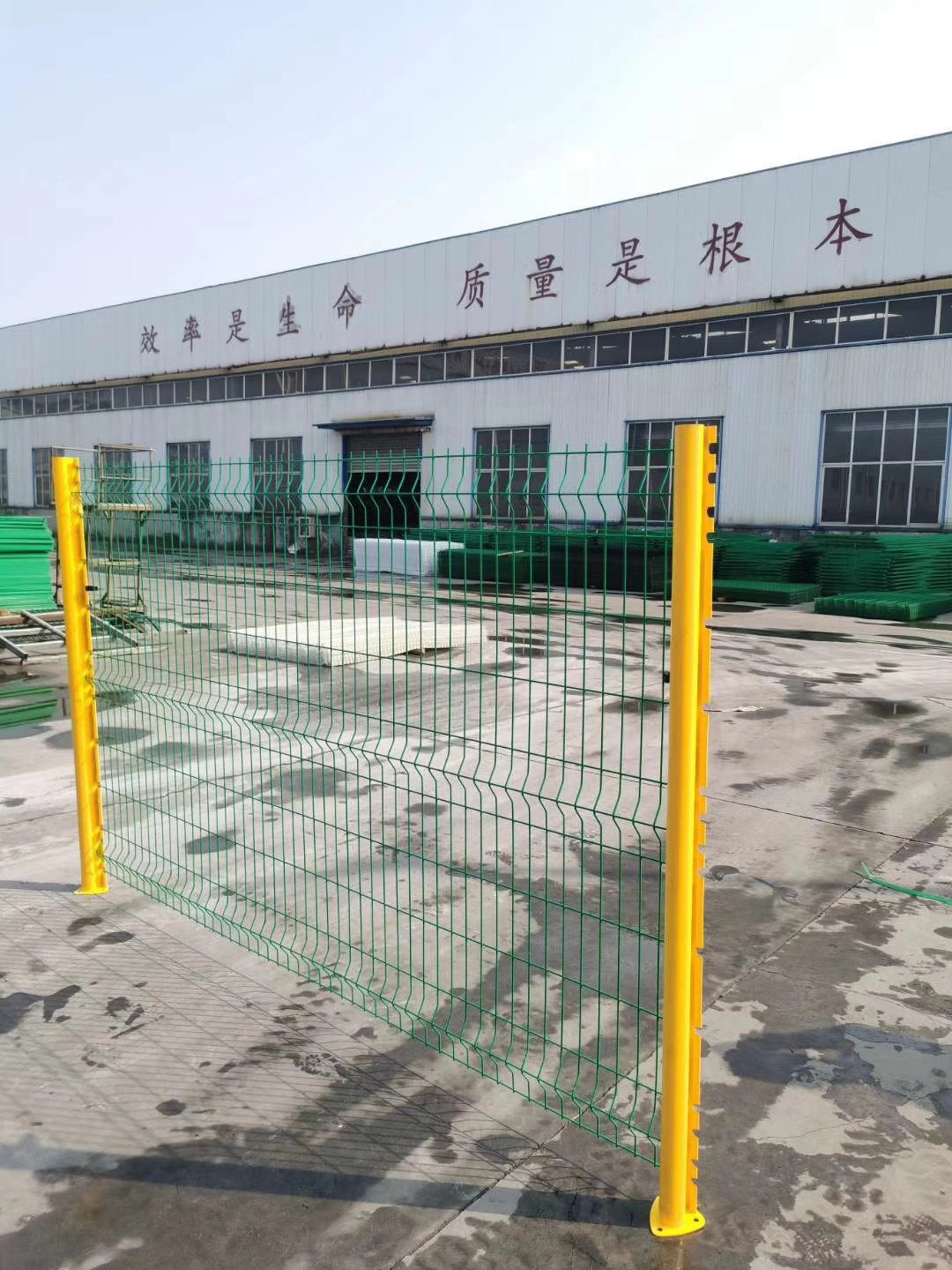 机场护栏实景展示图