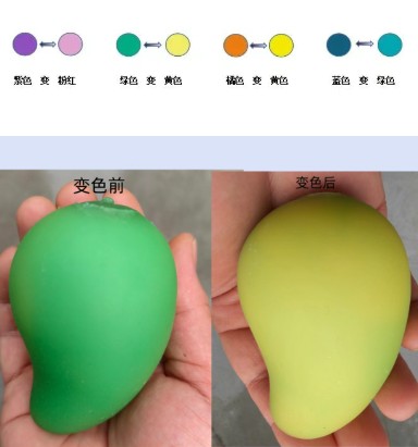 感温变色颜料展示