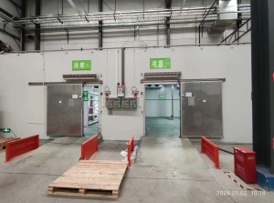 冷库制冷设备安装施工现场