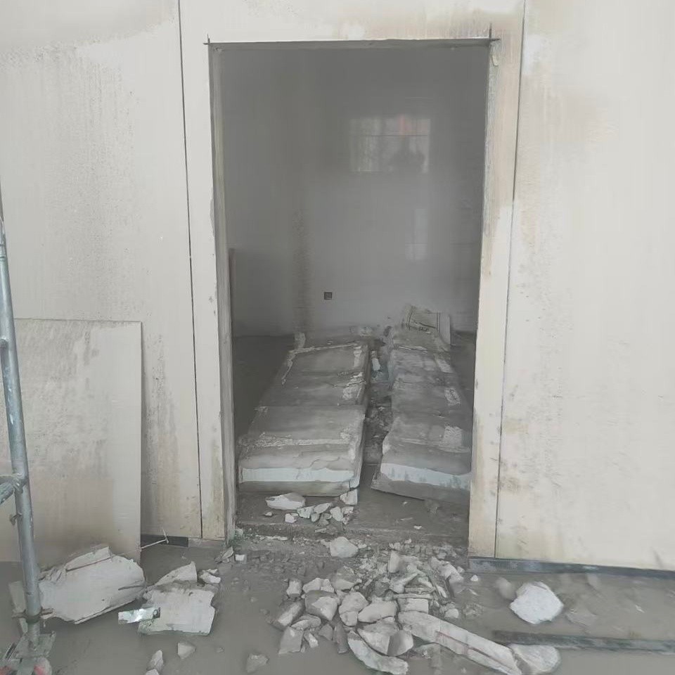 剪力墙切割施工现场